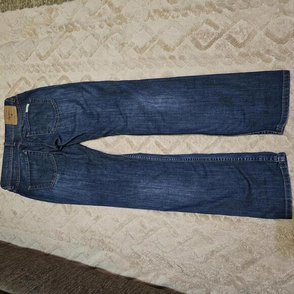 Signature by Levi Strauss Straight Slim Fit Ripped Jeans - Picture 7 of 10